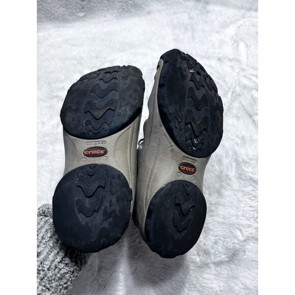 Crocs Mens Khaki Outdoor Sandals With Adjustable Lace women size 8 mens size 6 - Picture 9 of 9